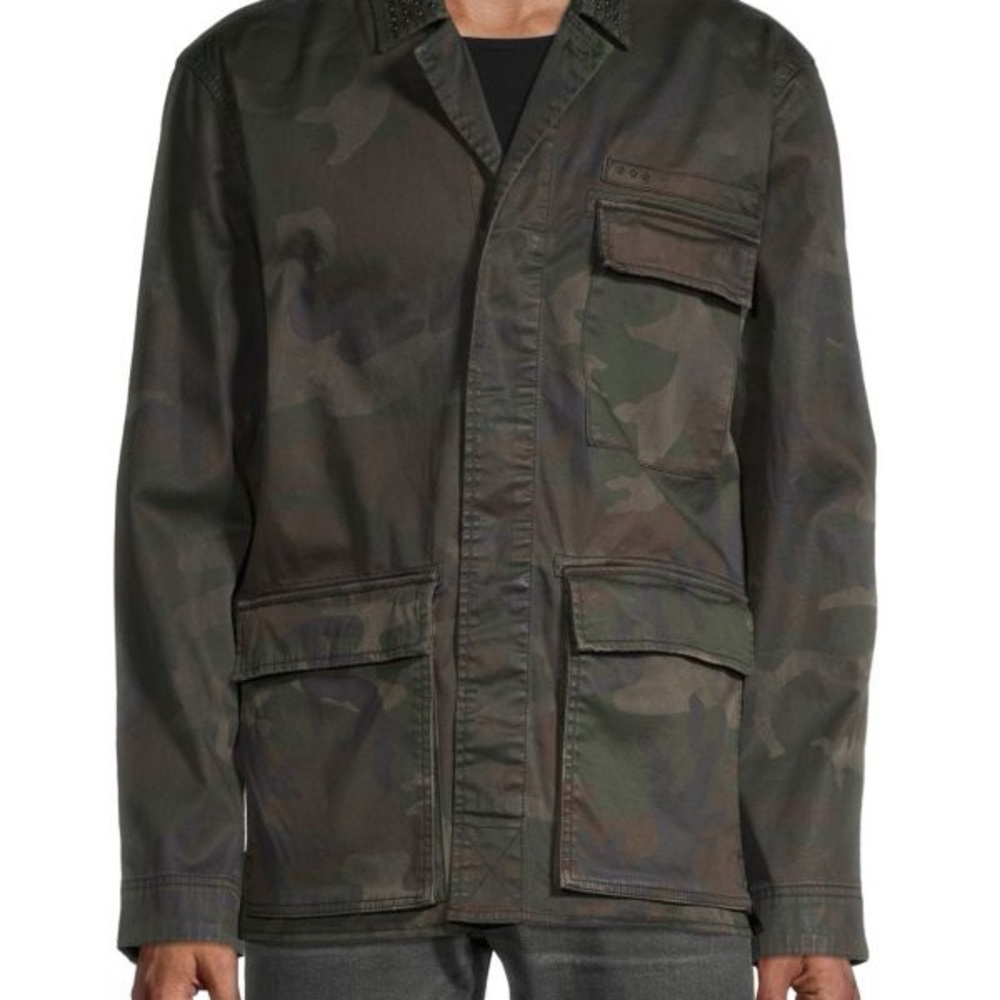 NWT John Varvatos camo army jacket